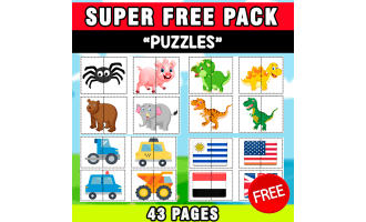SUPER FREE PACK | PUZZLES | 43 PAGES