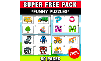 SUPER FREE PACK | PUZZLES | 80 PAGES