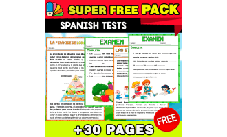 SUPER FREE PACK | Spanish Tests