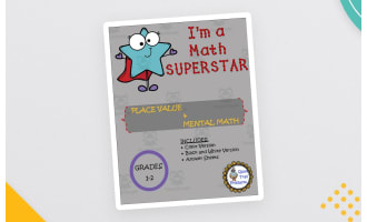 Superstar Math – Place Value + Mental Math Practice
