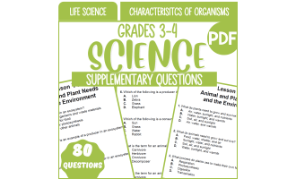 Supplementary Materials for Characteristics of Organisms (PDF)