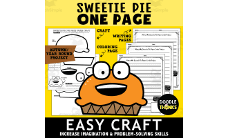 Sweetie Pie One Page Paper Craft Activities