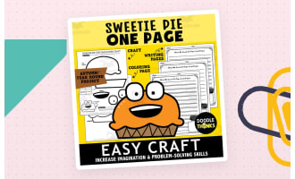 Sweetie Pie One Page Paper Craft Activities
