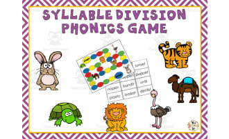 Syllable Division Phonics Game