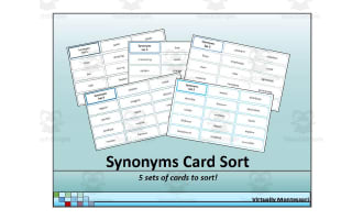 Synonyms Card Sort