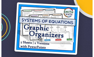 Systems of Equations Graphic Organizer Packet