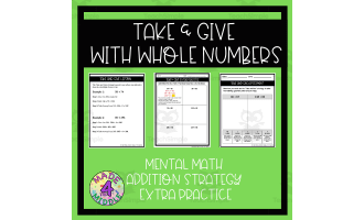 Take & Give Whole Number Addition