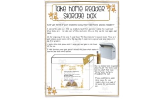 Take-Home Reader Storage Box