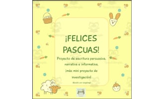 Taller de Escritura: Semana Santa-Felices Pascuas - Writing Workshop: Easter