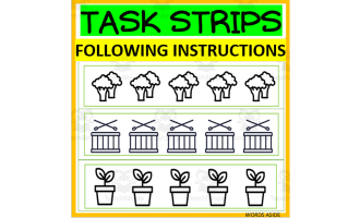 TASK STRIPS: FOLLOWING INSTRUCTIONS