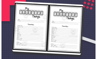 Teacher Favorite Things Form – Staff Appreciation