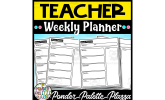 Teacher Weekly Notebook