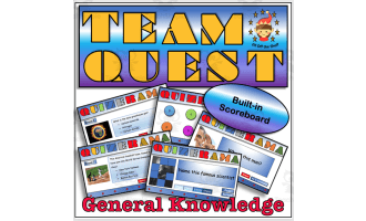 Team Quest - General Knowledge Interactive Class Quiz for Back to School or End of Year