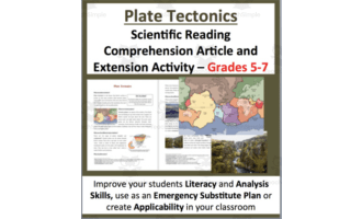 Tectonic Plates - Digital Science Reading Article - Grades 5-7