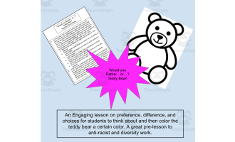 Teddy Bear SEL Coloring pages Based On Likes and Dislikes!