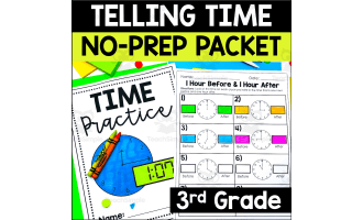 Spring Telling Time by Teach Simple