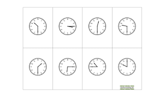 Telling Time To The Quarter Hour Worksheet by Teach Simple