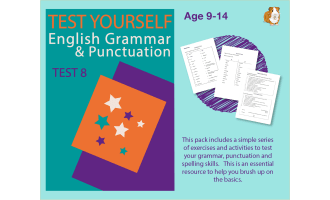 Test Your English Grammar And Punctuation Skills: Test 8 (9-14 years)