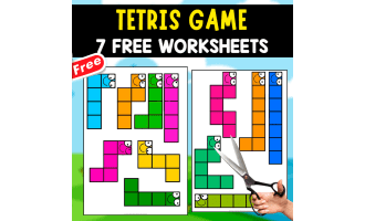 TETRIS GAME | 7 FREE PAGES OF PIECES