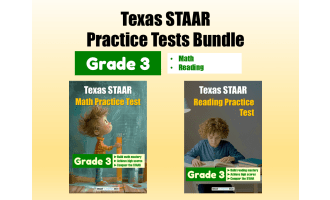 Texas STAAR Practice Tests Bundle for Grade 3