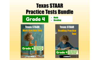 Texas STAAR Practice Tests Bundle for Grade 4
