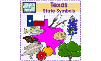 Texas State Symbols Clip Art
