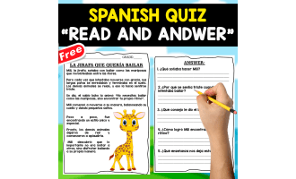 TEXT COMPREHENSION IN SPANISH | La Jirafa