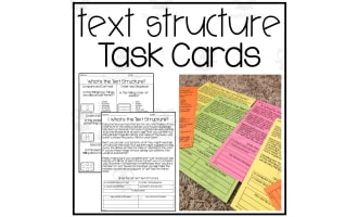 Text Structure Task Cards