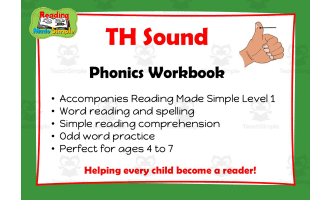 TH Phonics Workbook Reading Made Simple