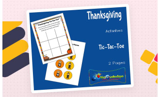Thanksgiving Activities: Tic-Tac-Toe