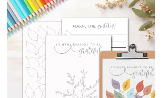 Thanksgiving Activity, Gratitude Tree Craft, I am Thankful for List