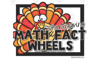 Thanksgiving Math Fact Wheel