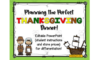 Thanksgiving Math Project