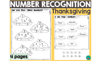 Thanksgiving Number Recogniiton