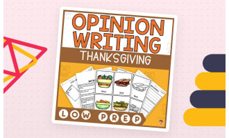 Thanksgiving Opinion Writing Step-by-Step (Would You Rather)