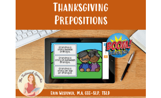 Thanksgiving Prepositions