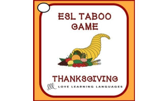 Thanksgiving Taboo Speaking Game