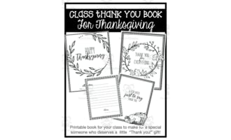 Thanksgiving Thank You Book