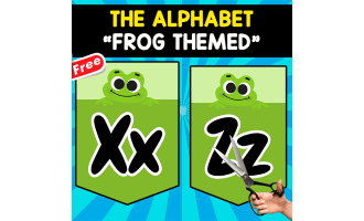 THE ALPHABET DECOR | FROG THEMED