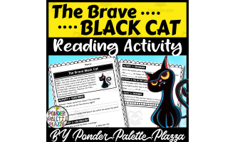 The Brave Black Cat Reading Passage - Halloween Reading
