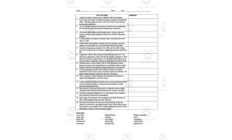 The Cold War Terms Worksheet