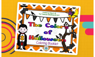 The Colors of Halloween Coloring Booklet