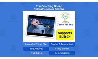 The Counting Sheep Animated Writing Activity | Short Film