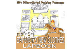 The Emperor’s New Clothes Lapbook Project ELA Grades 3 4 5
