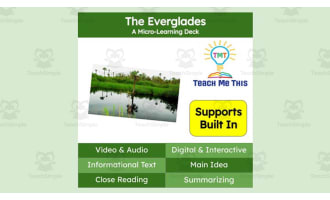 The Everglades | Reading Comprehension Deck | Interactive Lesson