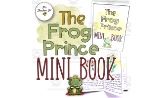 The Frog Prince Fairytale Foldable Mini Book Grade 1 2 3 ELA READING