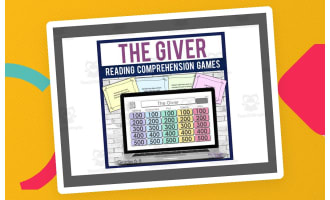 "The Giver" Reading Comprehension Games