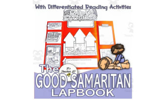 The Good Samaritan Bible Story Lapbook Project Grade 1 2 3 ELA ELL