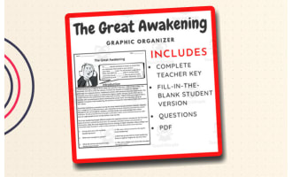 The Great Awakening – Reading & Graphic Organizer