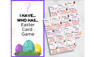 The Great Easter Fact Race: I Have, Who Has?